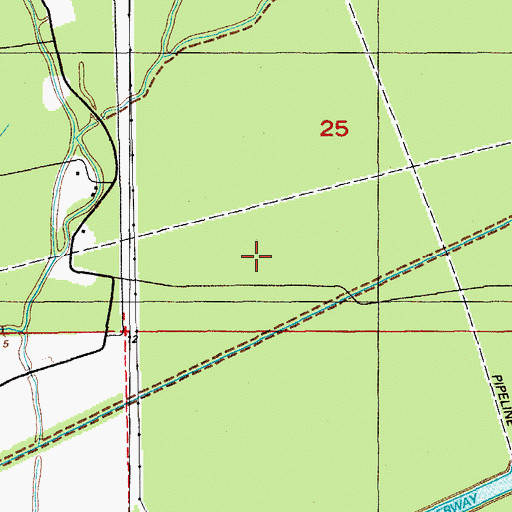 Topographic Map of Port Allen Oil Field, LA