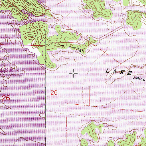 Topographic Map of Lake Rodemacher, LA