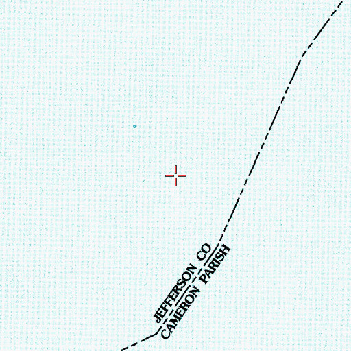 Topographic Map of Sabine Lake, TX