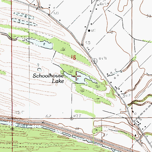 Topographic Map of Schoolhouse Lake, LA