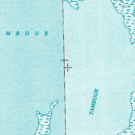 Topographic Map of Lake Tambour, LA