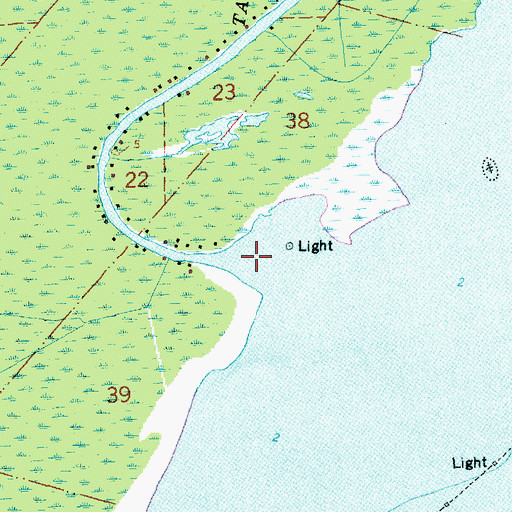 Topographic Map of Tangipahoa River, LA