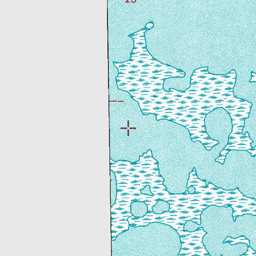 Topographic Map of Lake Washa, LA