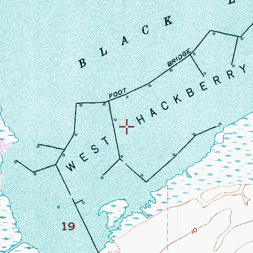 Topographic Map of West Hackberry Oil Field, LA