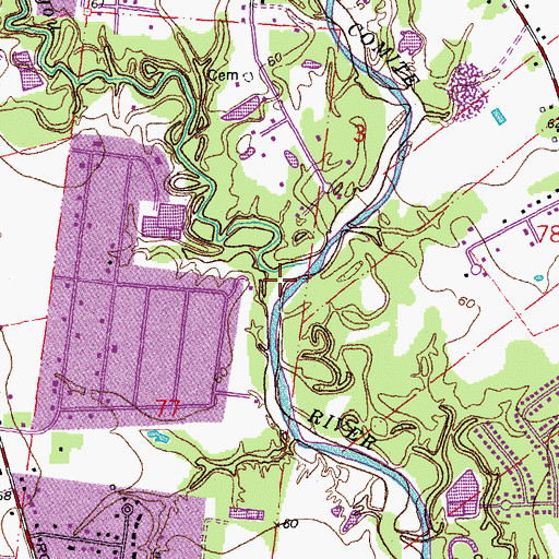 Topographic Map of White Bayou, LA