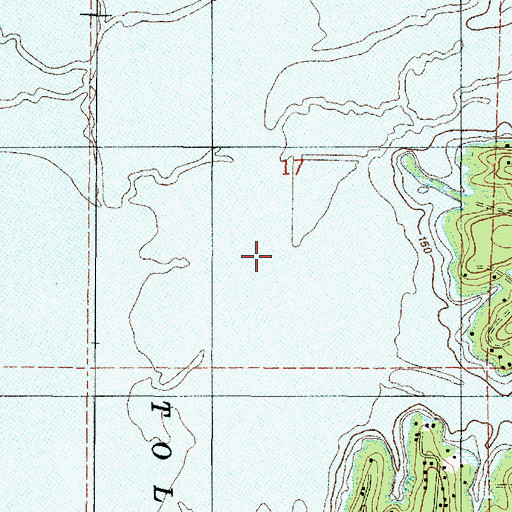 Topographic Map of Wilson Branch, LA