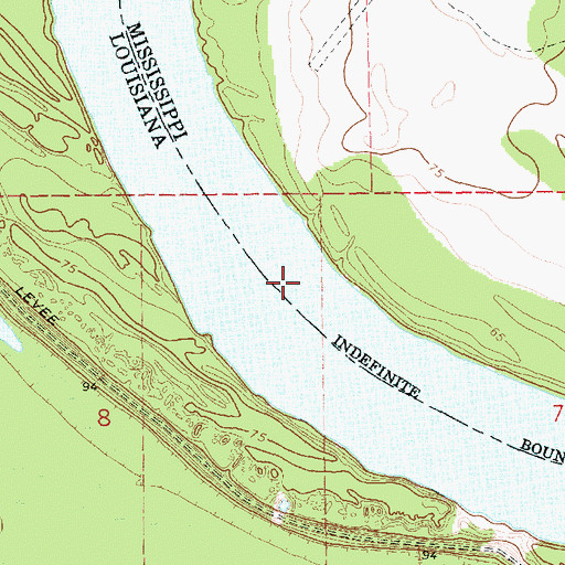 Topographic Map of Yucatan Lake, LA