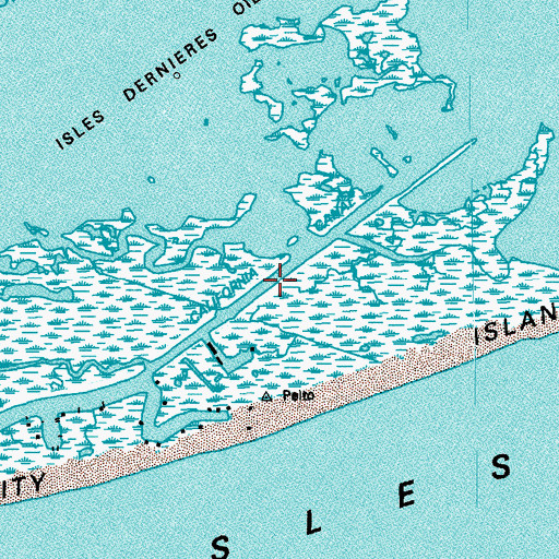 Topographic Map of California Canal, LA