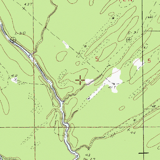 Topographic Map of Grand Cyprire, LA