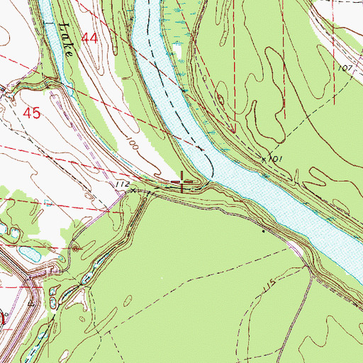 Topographic Map of Pilcher Point, LA