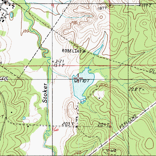 Topographic Map of Bayou Dupont Number 20 Dam, LA