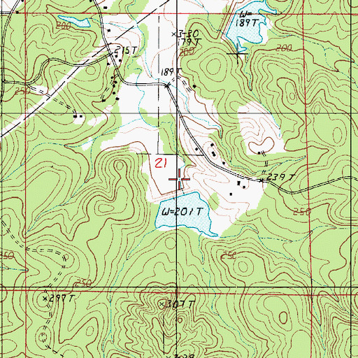 Topographic Map of Bayou Dupont Number 18 Dam, LA