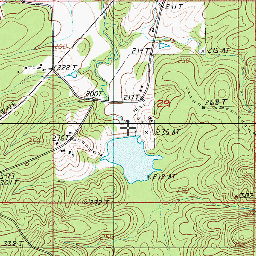 Topographic Map of Bayou Dupont Number 14 Dam, LA