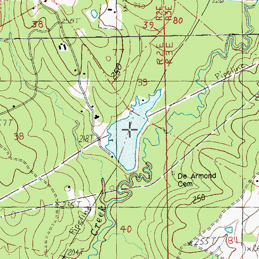 Topographic Map of Avondale Boy Scout Lake, LA