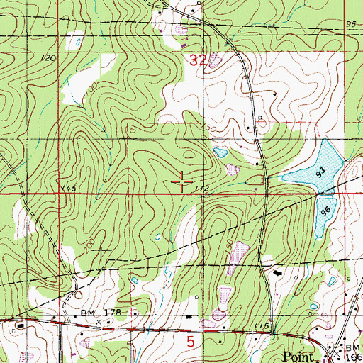 Topographic Map of Bayles Pond Dam, LA