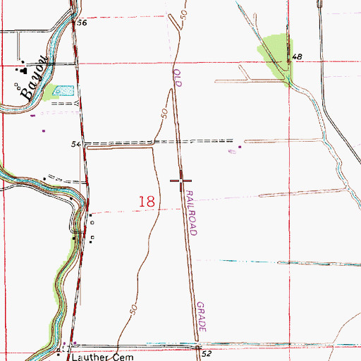 Topographic Map of Kelley (historical), LA