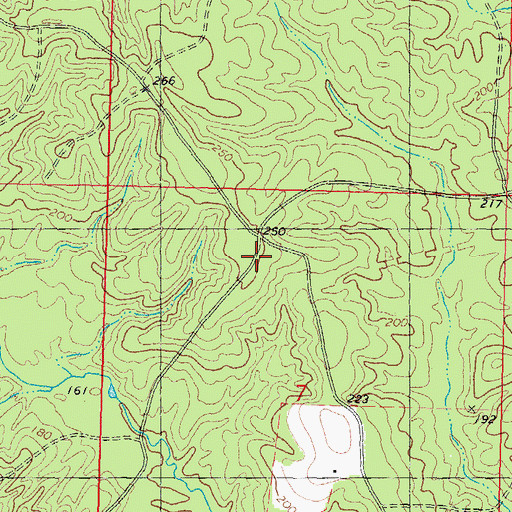 Topographic Map of Camp Three (historical), LA