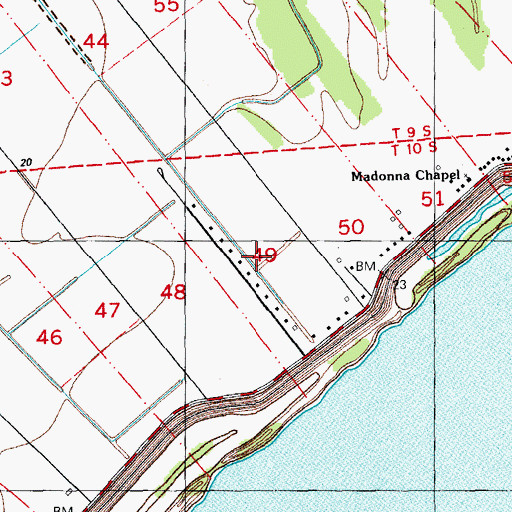 Topographic Map of Dunboyne Plantation, LA