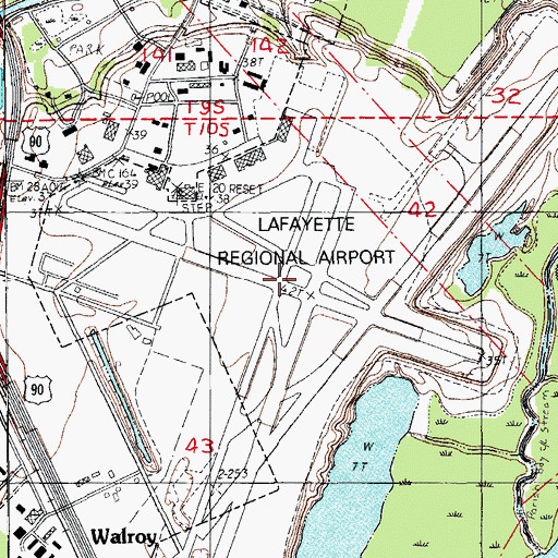 Topographic Map of Beau Sejour Plantation (historical), LA