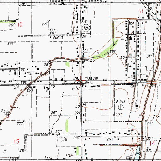 Topographic Map of Judice, LA