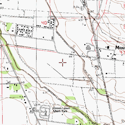 Topographic Map of Northpark High Technology Center, LA