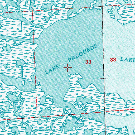 Topographic Map of Wisner State Wildlife Management Area (historical), LA