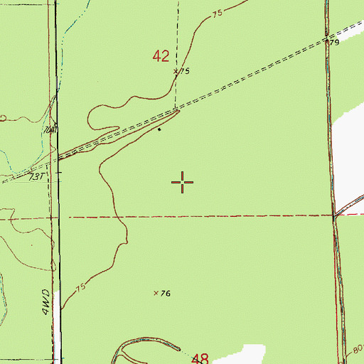Topographic Map of Madison Parish, LA