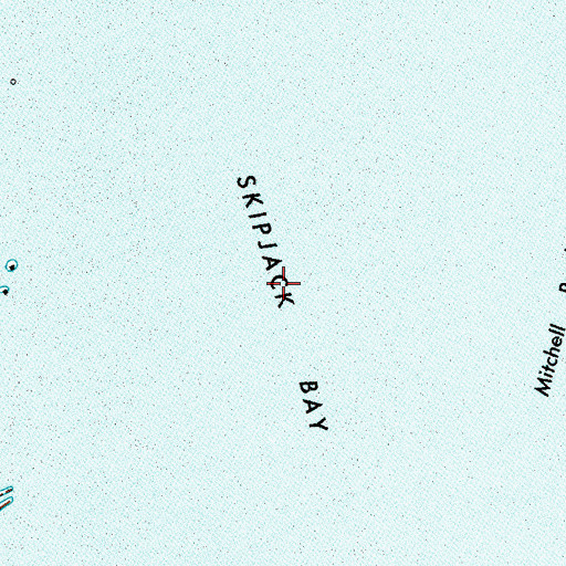 Topographic Map of Skipjack Bay (historical), LA
