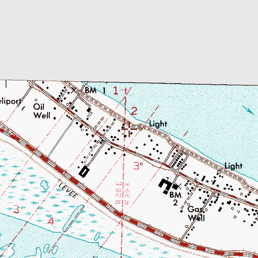 Topographic Map of Swartse School (historical), LA