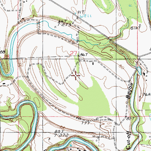 Topographic Map of Picketts Island, LA