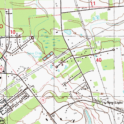 Topographic Map of Elliot Acres, LA