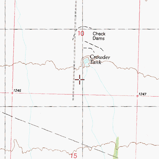 Topographic Map of Alamo Wash, AZ