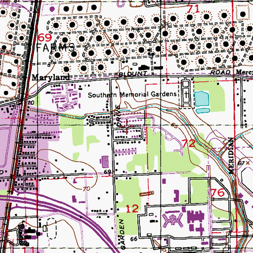 Topographic Map of Jenkins Pryce Place, LA