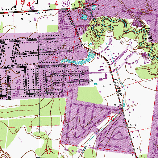 Topographic Map of Klienpeter Terrace, LA