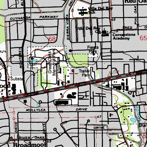 Topographic Map of Madeline Court, LA