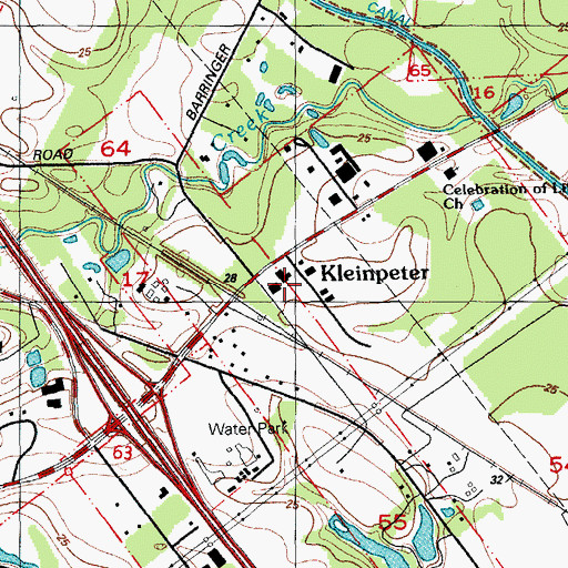 Topographic Map of Montan Estates, LA