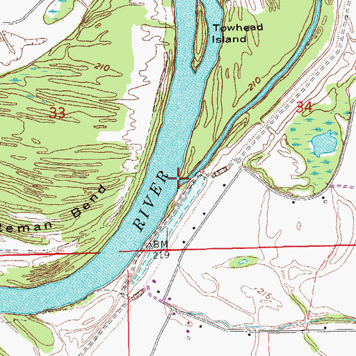 Topographic Map of Village Creek, AR
