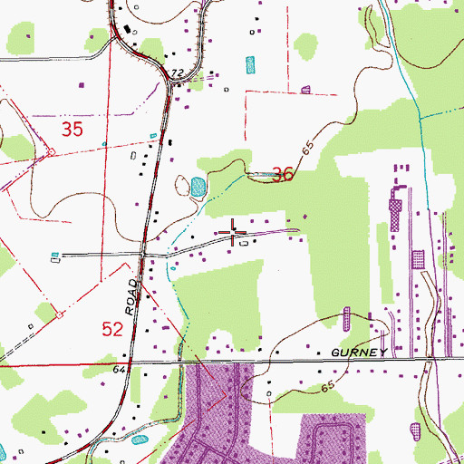 Topographic Map of Welcome Heights, LA