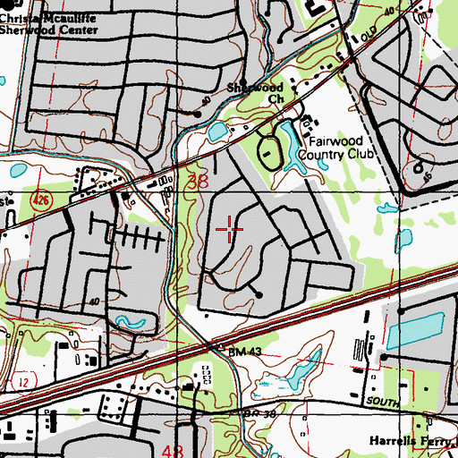 Topographic Map of Wickland Terrace, LA