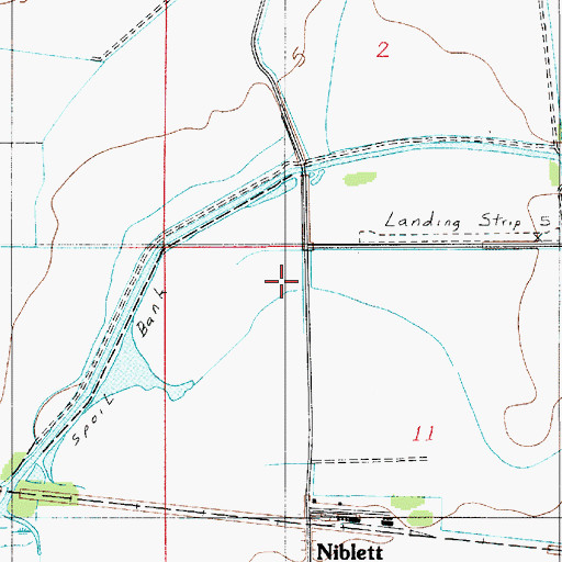 Topographic Map of Great Quelqueshoe Prairie, LA