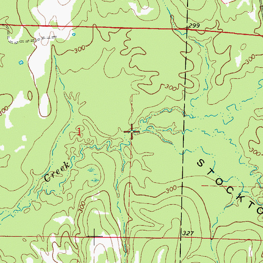 Topographic Map of Waldrep Creek, AR