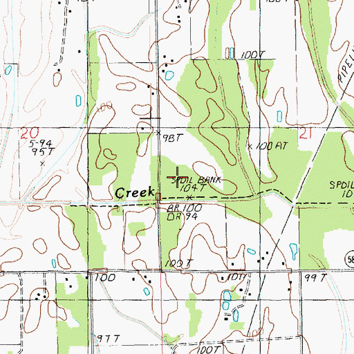 Topographic Map of West Carroll Parish, LA