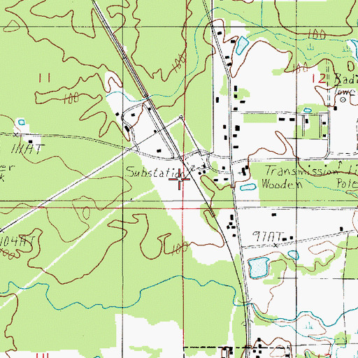 Topographic Map of Winn Parish, LA