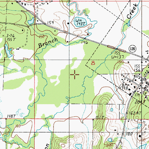 Topographic Map of Bayou Bonna Vista, LA