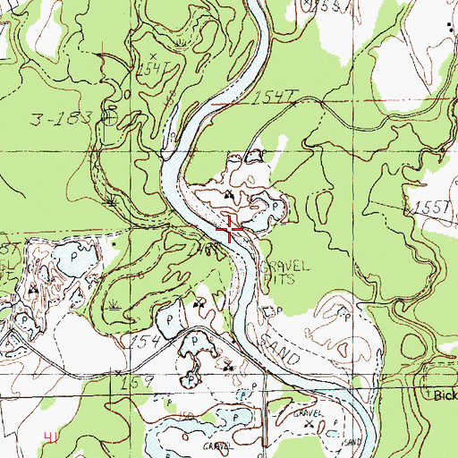 Topographic Map of Hays Creek, LA