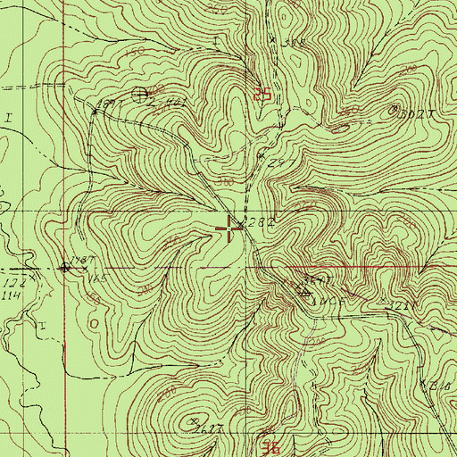 Topographic Map of Bayou Luce Overlook, LA