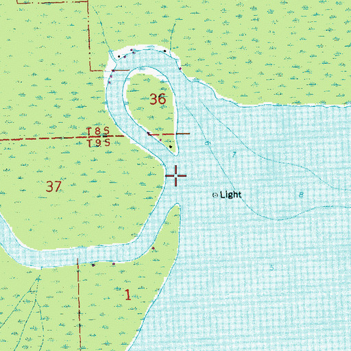 Topographic Map of Amite River, LA