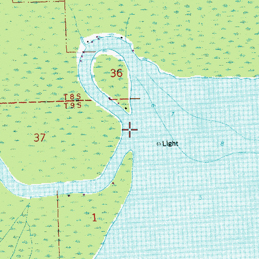 Topographic Map of Amite River, LA