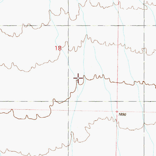 Topographic Map of Hassayampa Plain, AZ