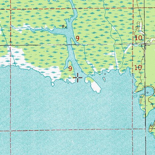 Topographic Map of Bayou Fusilier of the Swamps, LA